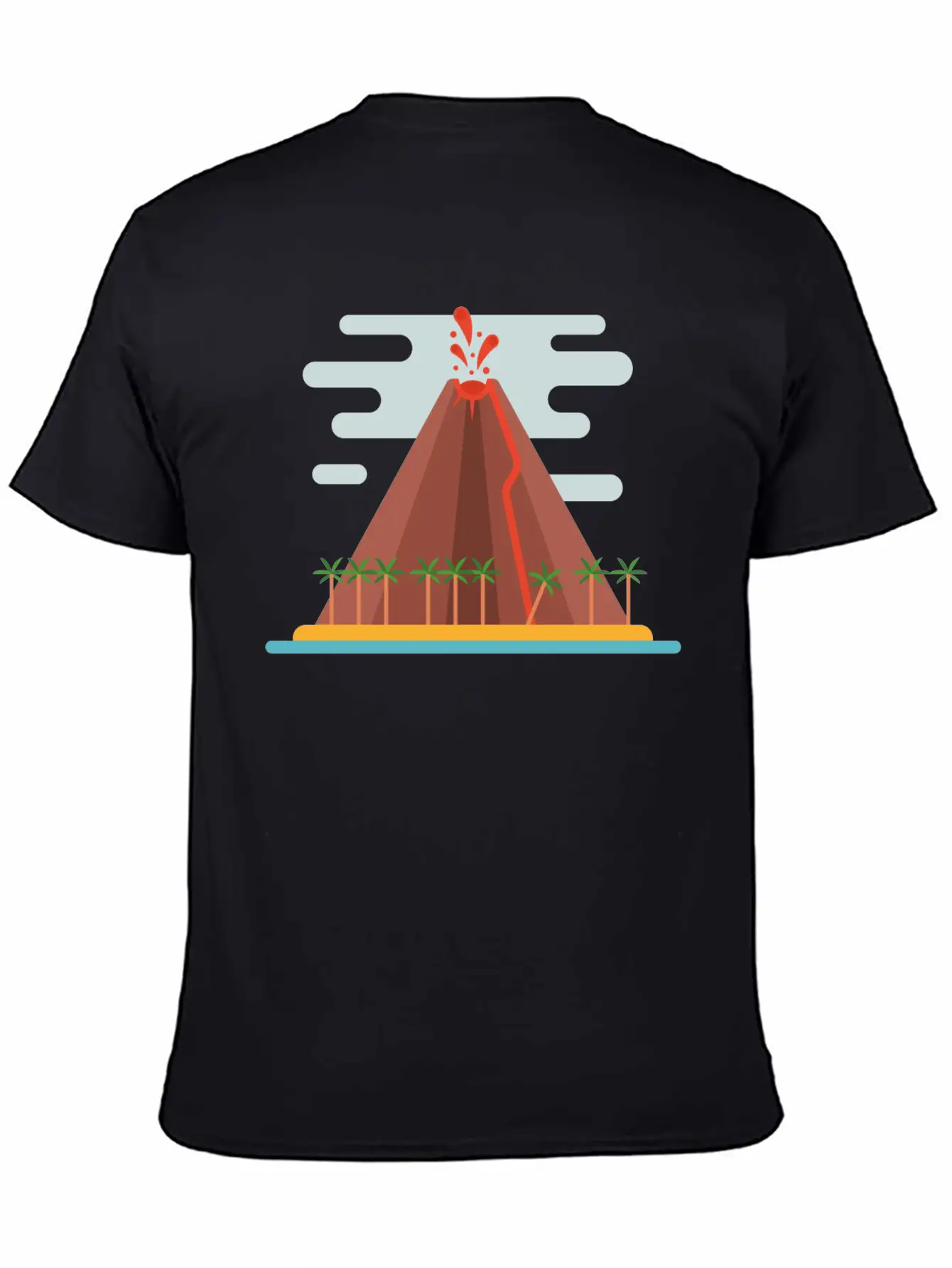 Volcano Stylish Everyday T-Shirt – Unisex Basic Cotton Tee