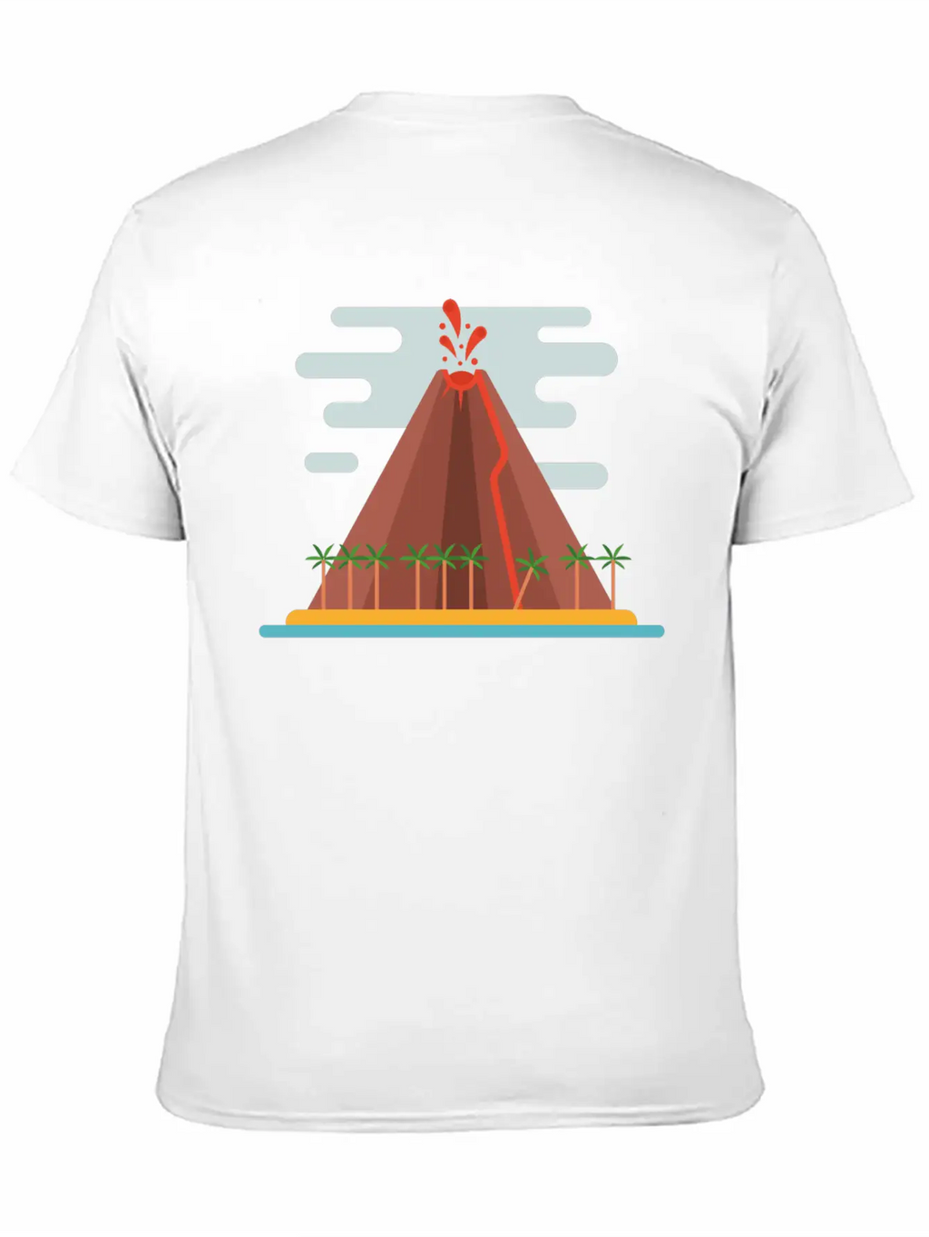 Volcano Stylish Everyday T-Shirt – Unisex Basic Cotton Tee