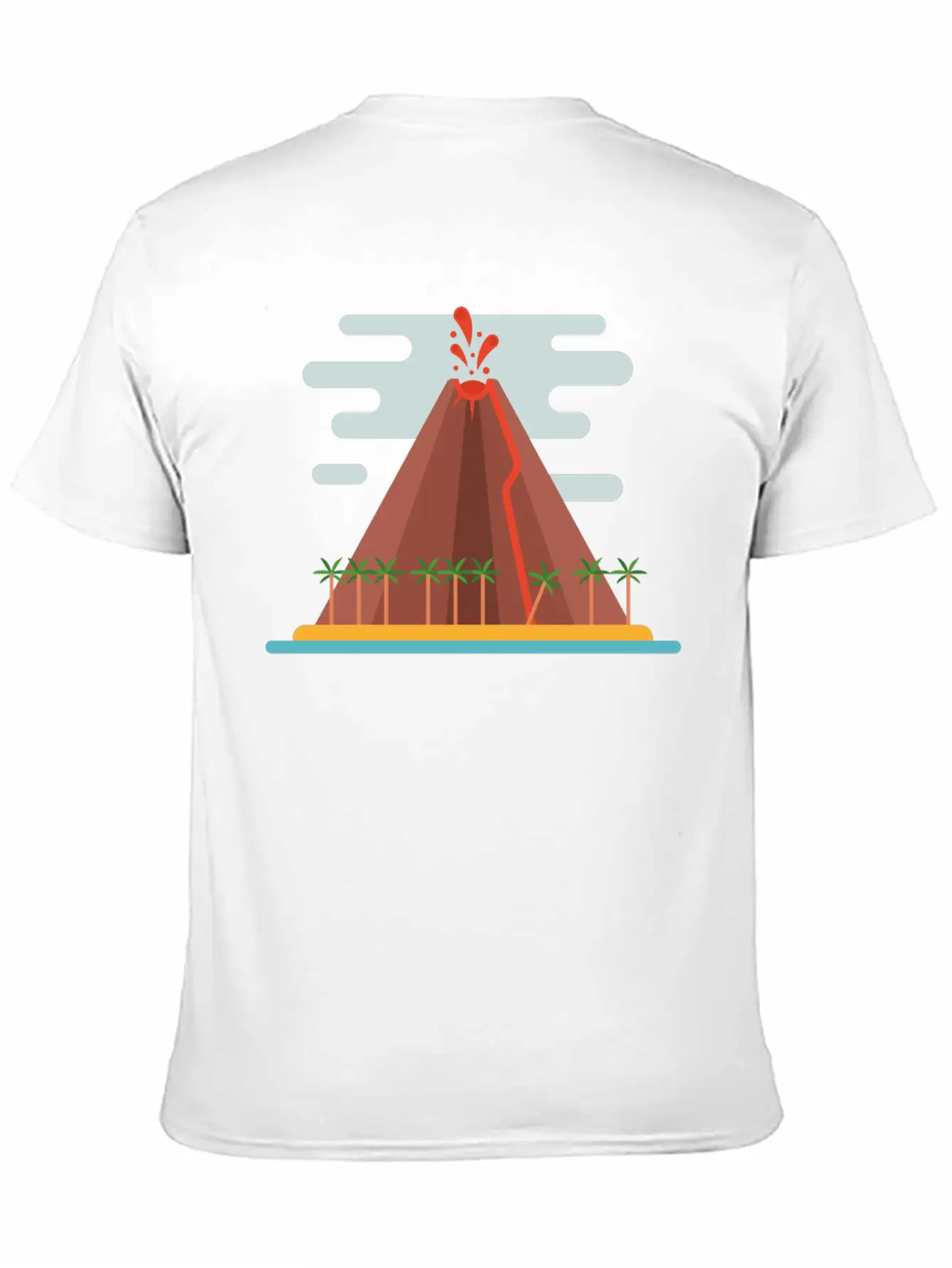 Volcano Stylish Everyday T-Shirt – Unisex Basic Cotton Tee