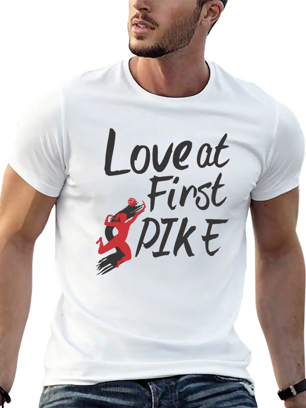 Volleyball Casual Graphic T-Shirt – Simple And Comfortable Daily Wear