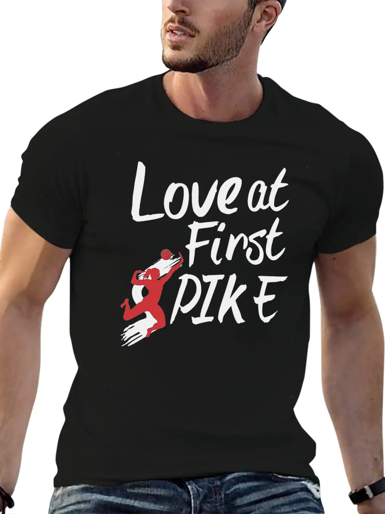 Volleyball Casual Graphic T-Shirt – Simple And Comfortable Daily Wear