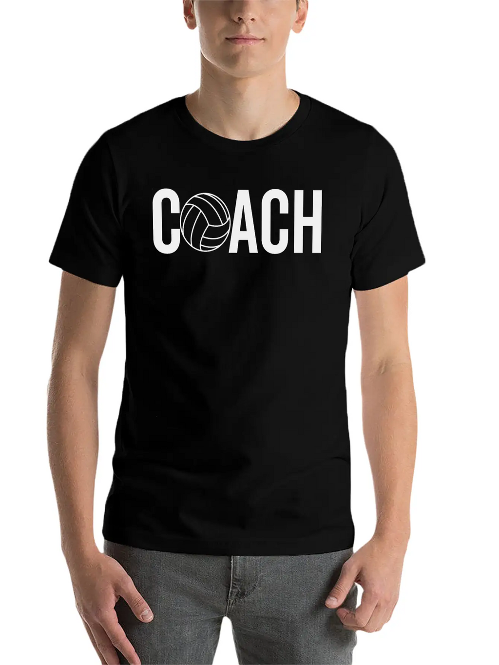 Volleyball Coach Casual Graphic T-Shirt – Simple And Comfortable Daily Wear