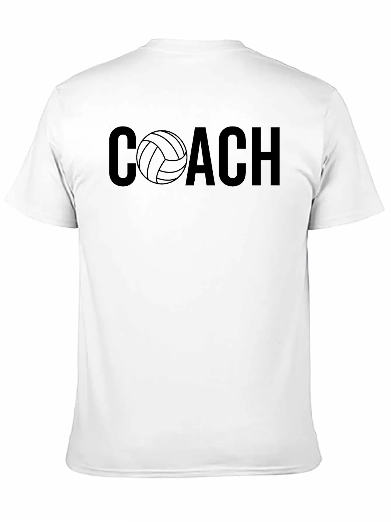 Volleyball Coach Casual Graphic T-Shirt – Simple And Comfortable Daily Wear