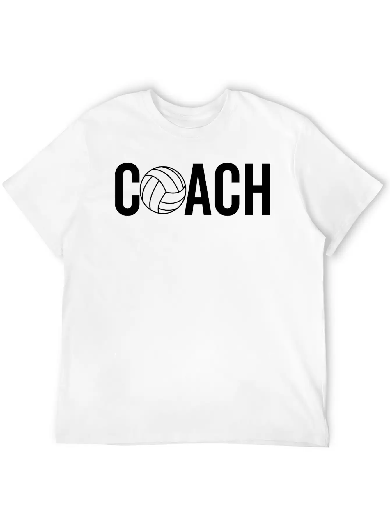 Volleyball Coach Casual Graphic T-Shirt – Simple And Comfortable Daily Wear