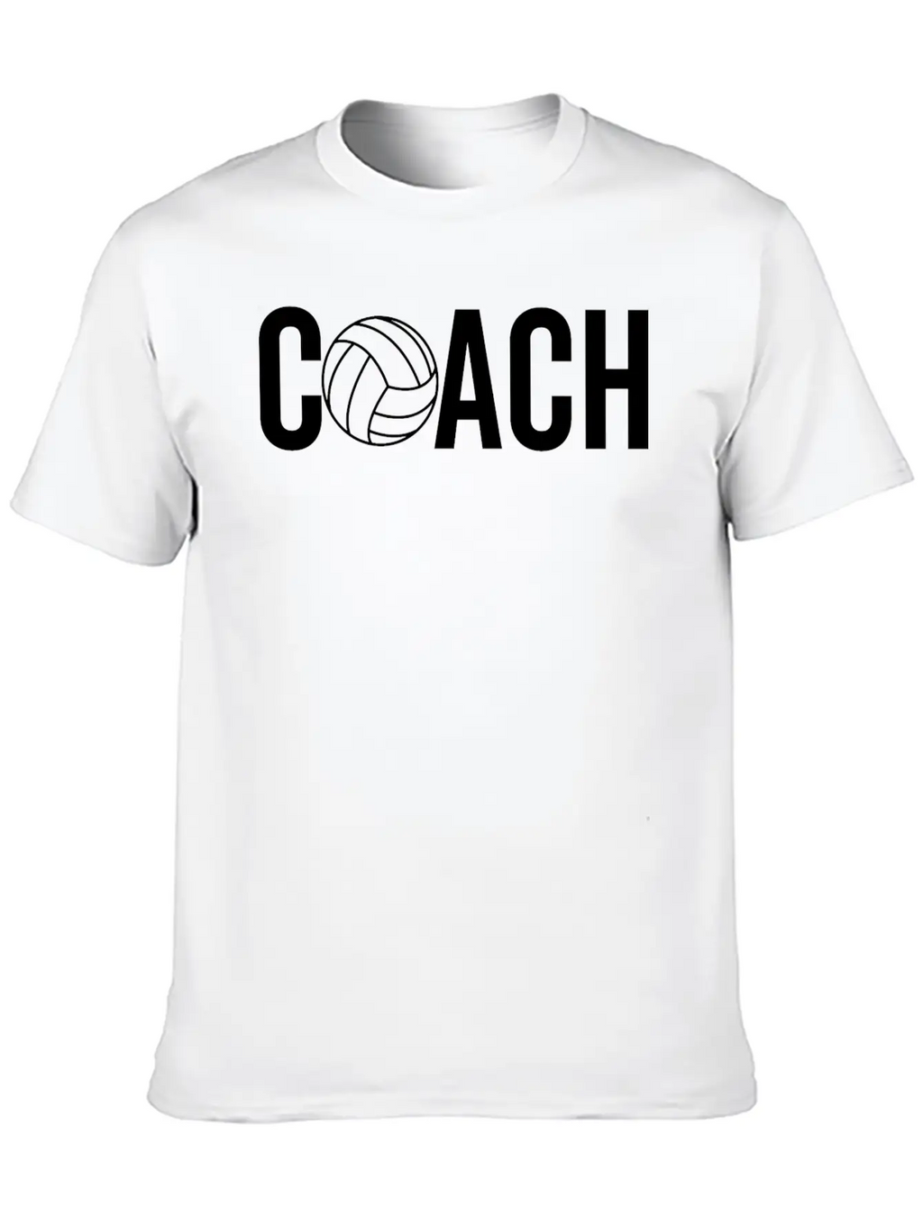 Volleyball Coach Casual Graphic T-Shirt – Simple And Comfortable Daily Wear