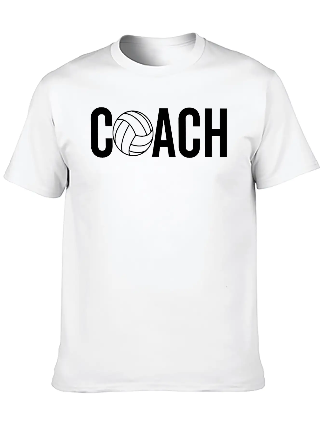 Volleyball Coach Casual Graphic T-Shirt – Simple And Comfortable Daily Wear