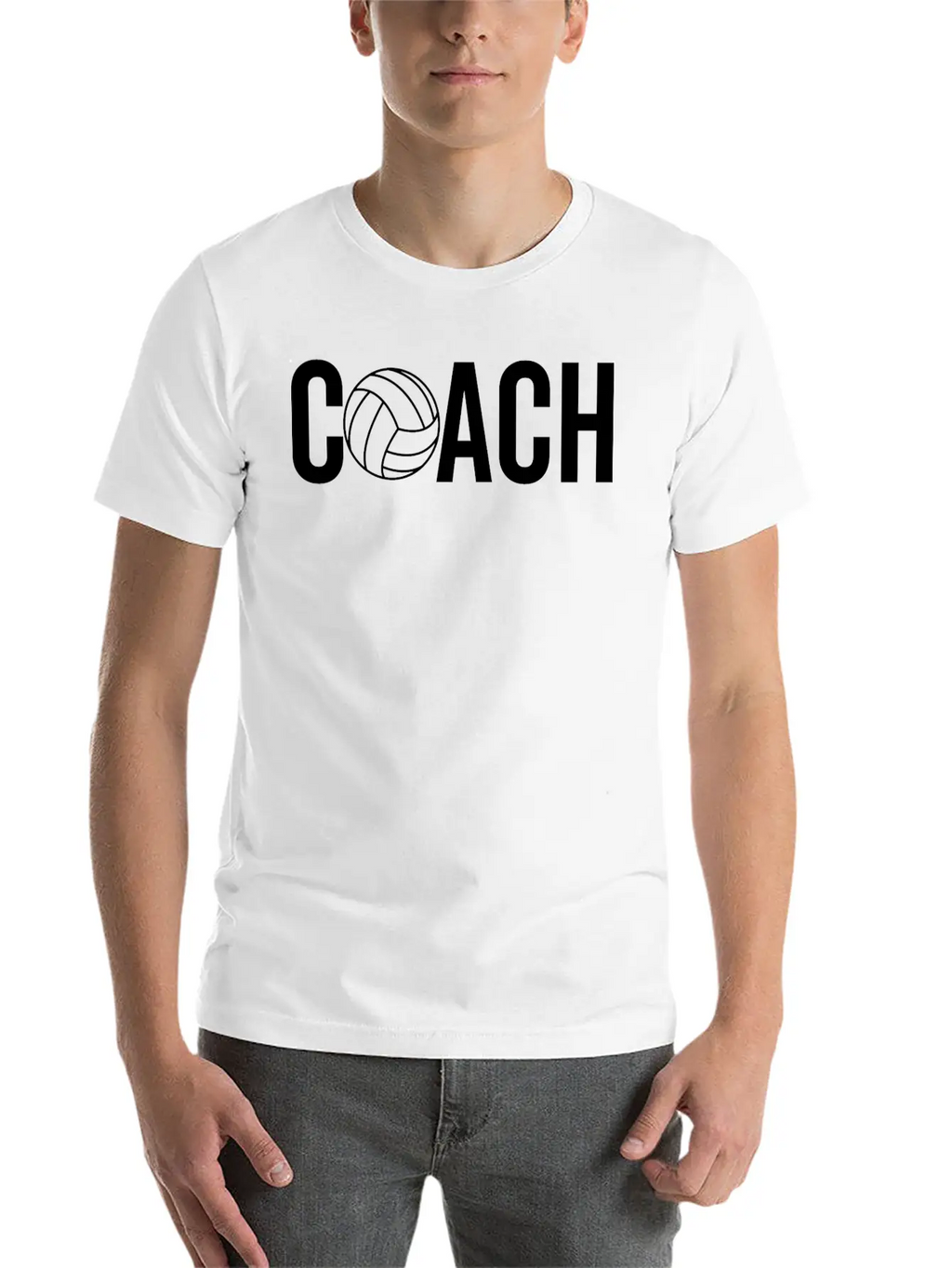 Volleyball Coach Casual Graphic T-Shirt – Simple And Comfortable Daily Wear