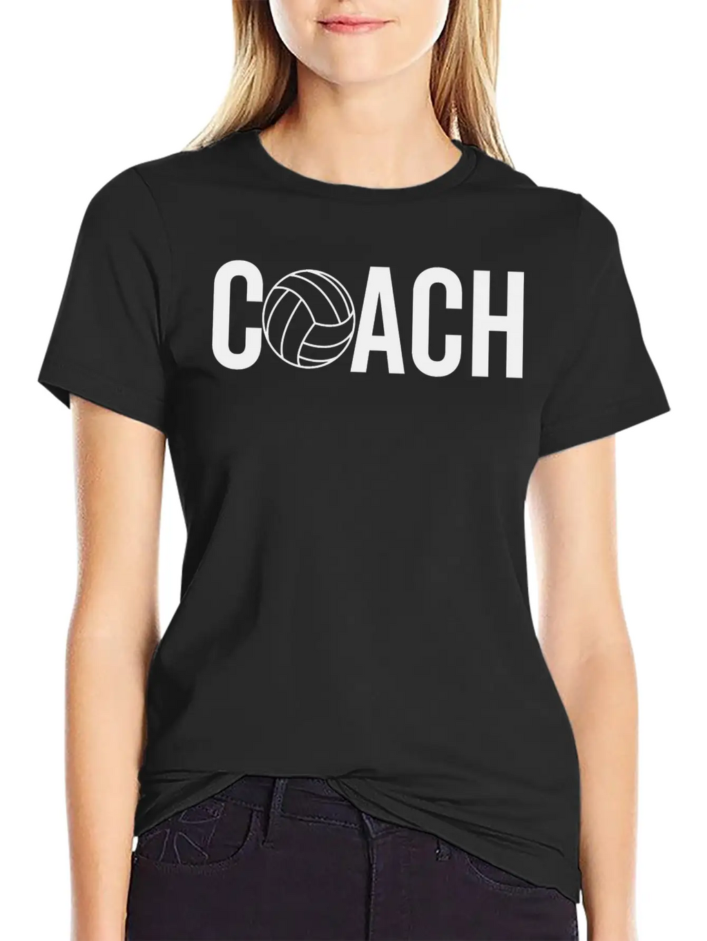 Volleyball Coach Casual Graphic T-Shirt – Simple And Comfortable Daily Wear