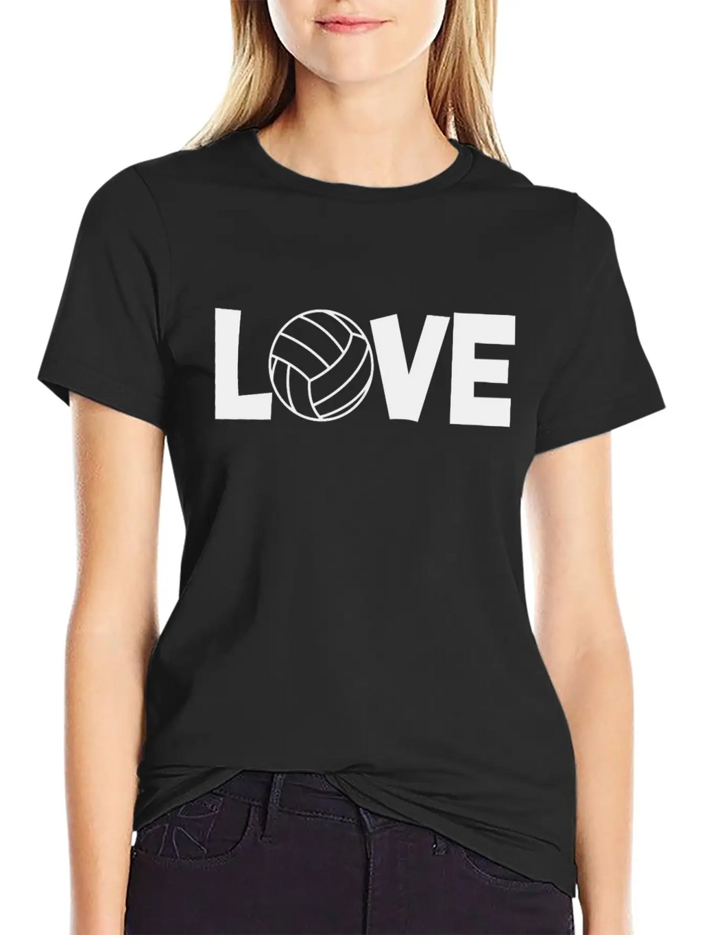 Volleyball Player Unisex Short Sleeve Soft Cotton T-Shirt – Casual Everyday Wear