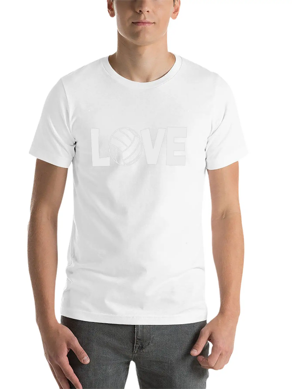 Volleyball Player Unisex Short Sleeve Soft Cotton T-Shirt – Casual Everyday Wear
