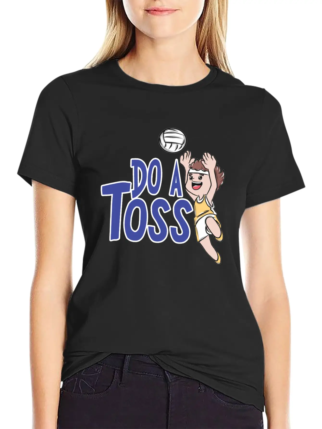 Volleyball Sports Breathable Soft Cotton T-Shirt – Timeless Casual Look