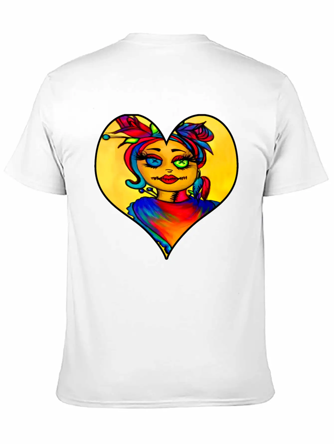 Voodoo Diva Art Unisex Short Sleeve Soft Cotton T-Shirt – Casual Everyday Wear