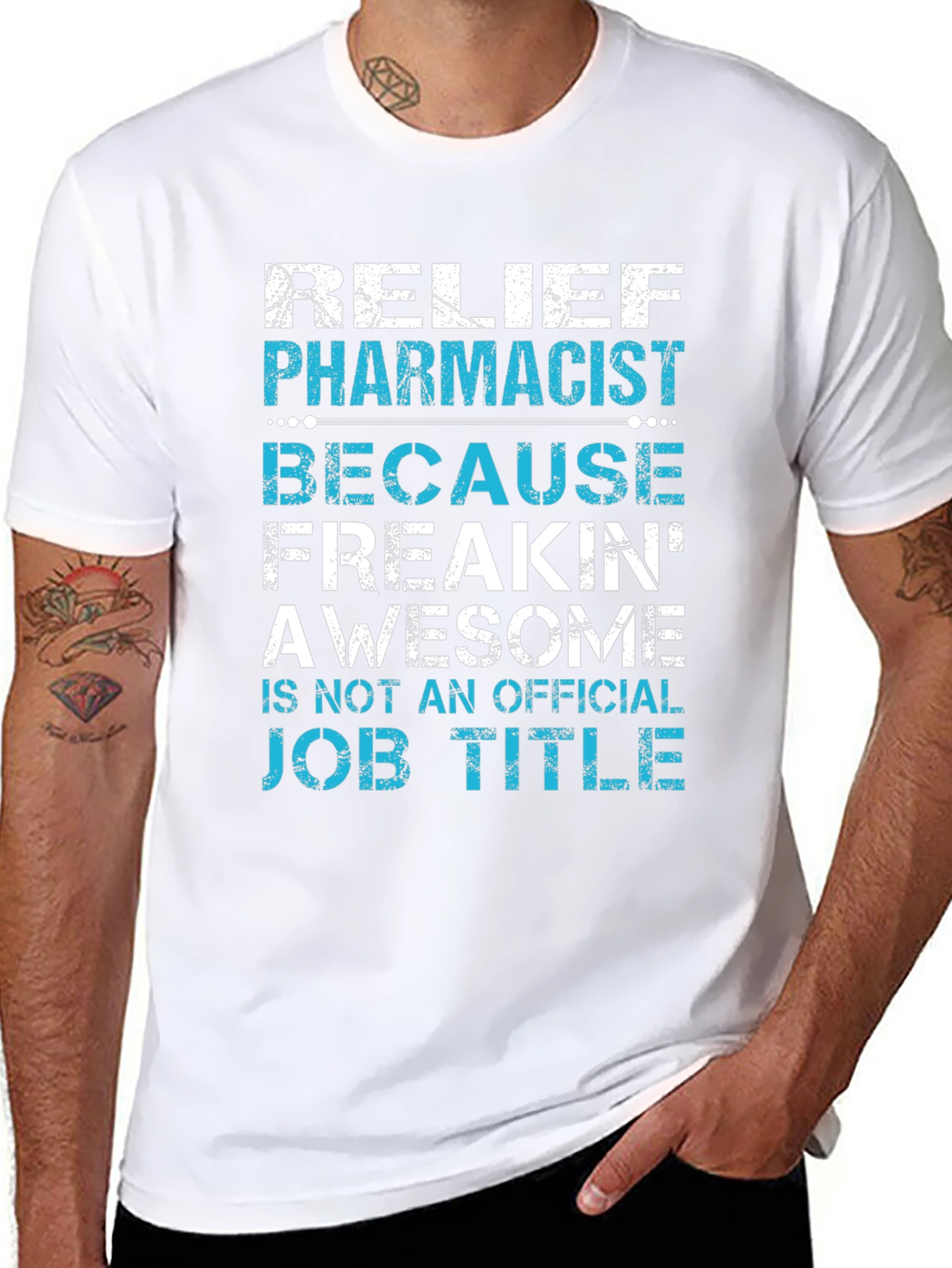 Relief Pharmacist Awesome Job Title T-Shirt