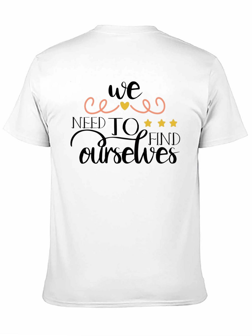 Find Ourselves Black Graphic Tee
