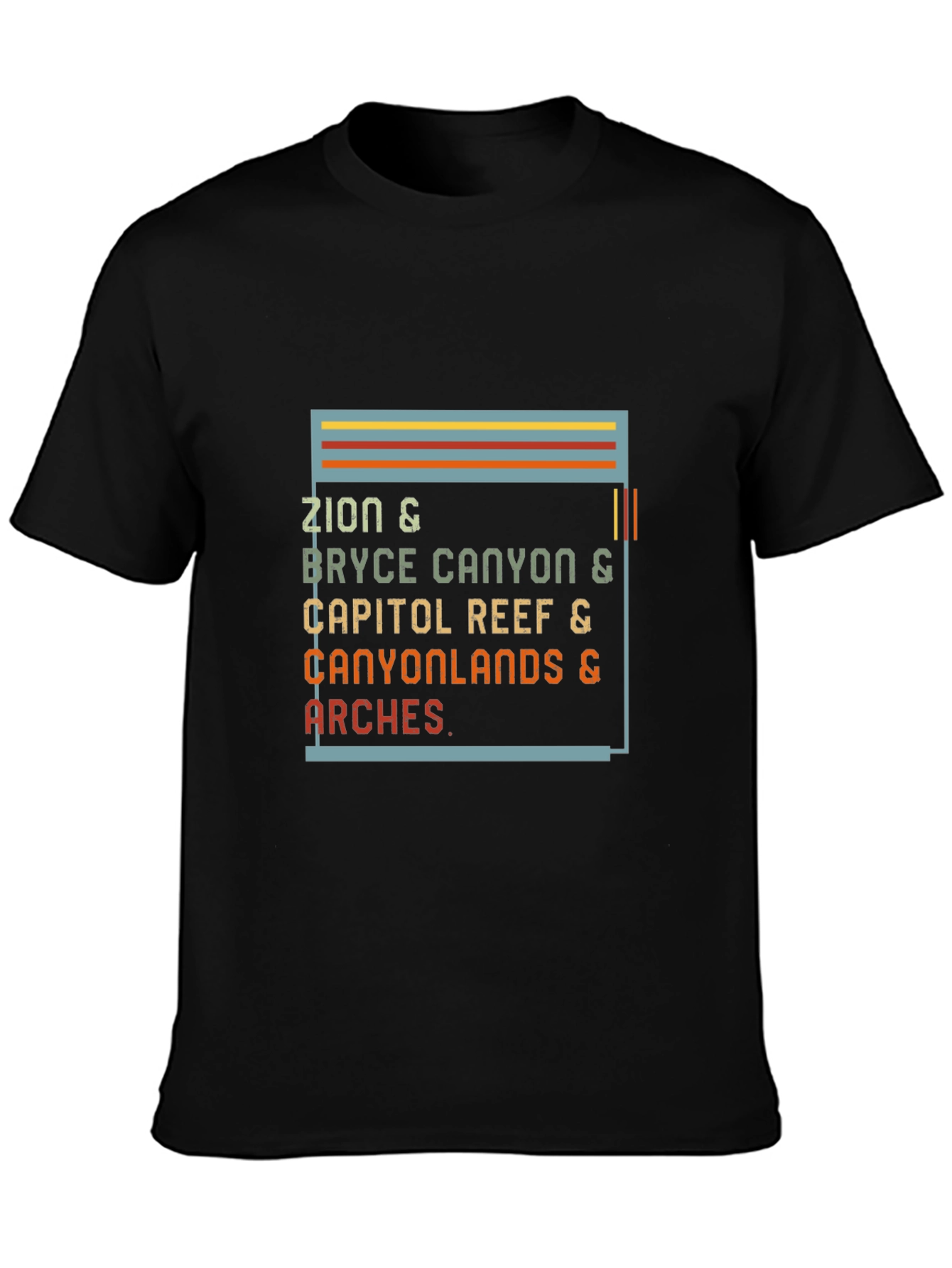 Utah Parks Graphic T-Shirt