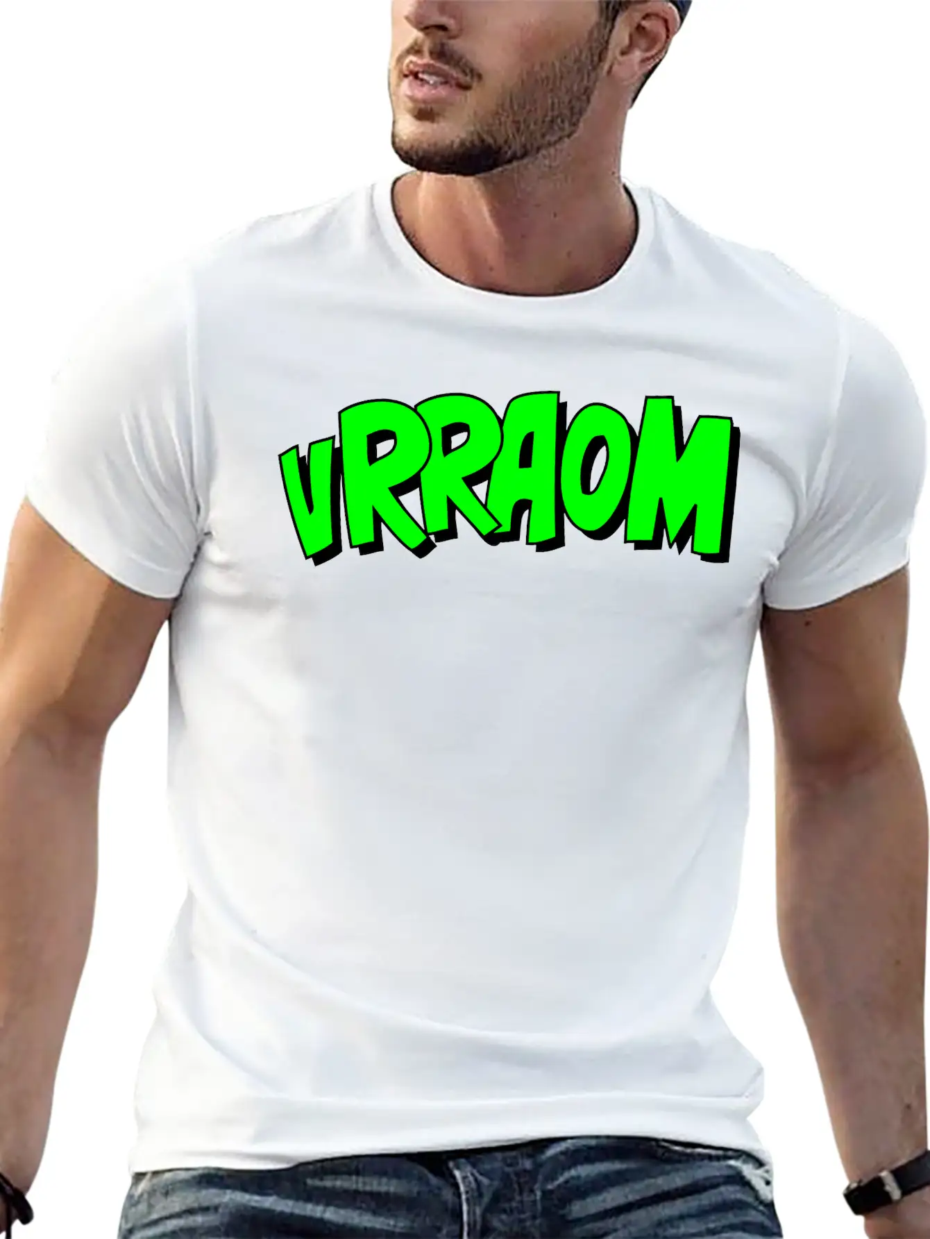 Vraom Essential Cotton Tee For Daily Outfits – Unisex Style