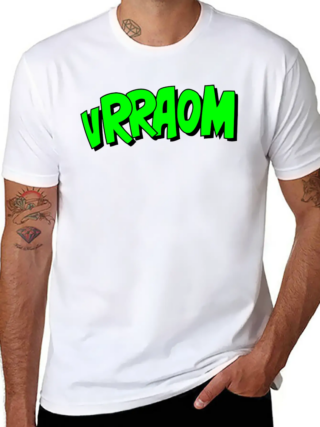 Vraom Essential Cotton Tee For Daily Outfits – Unisex Style
