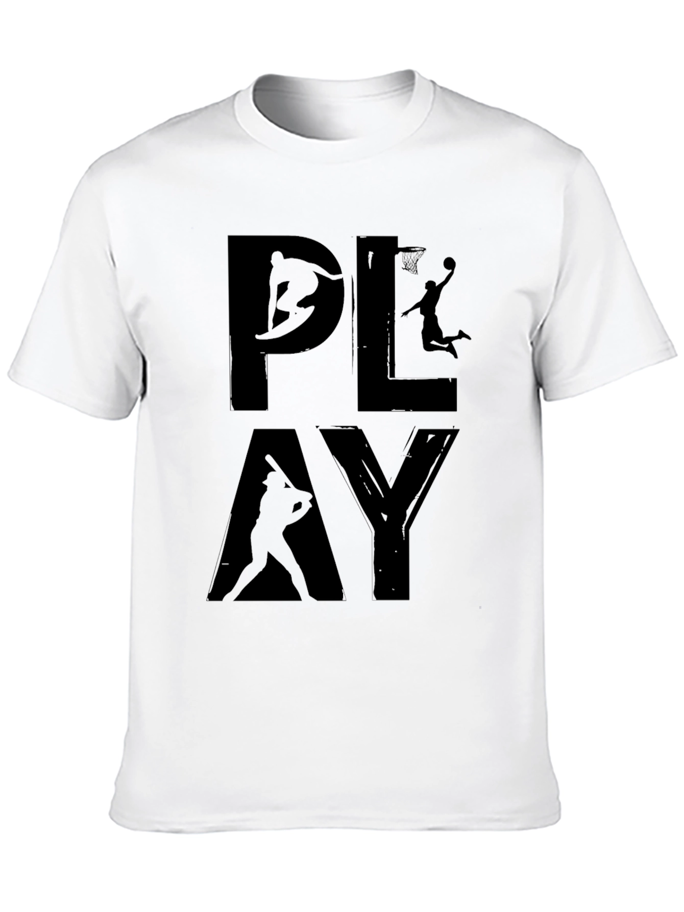 PLAY Sports Graphic Black T-Shirt