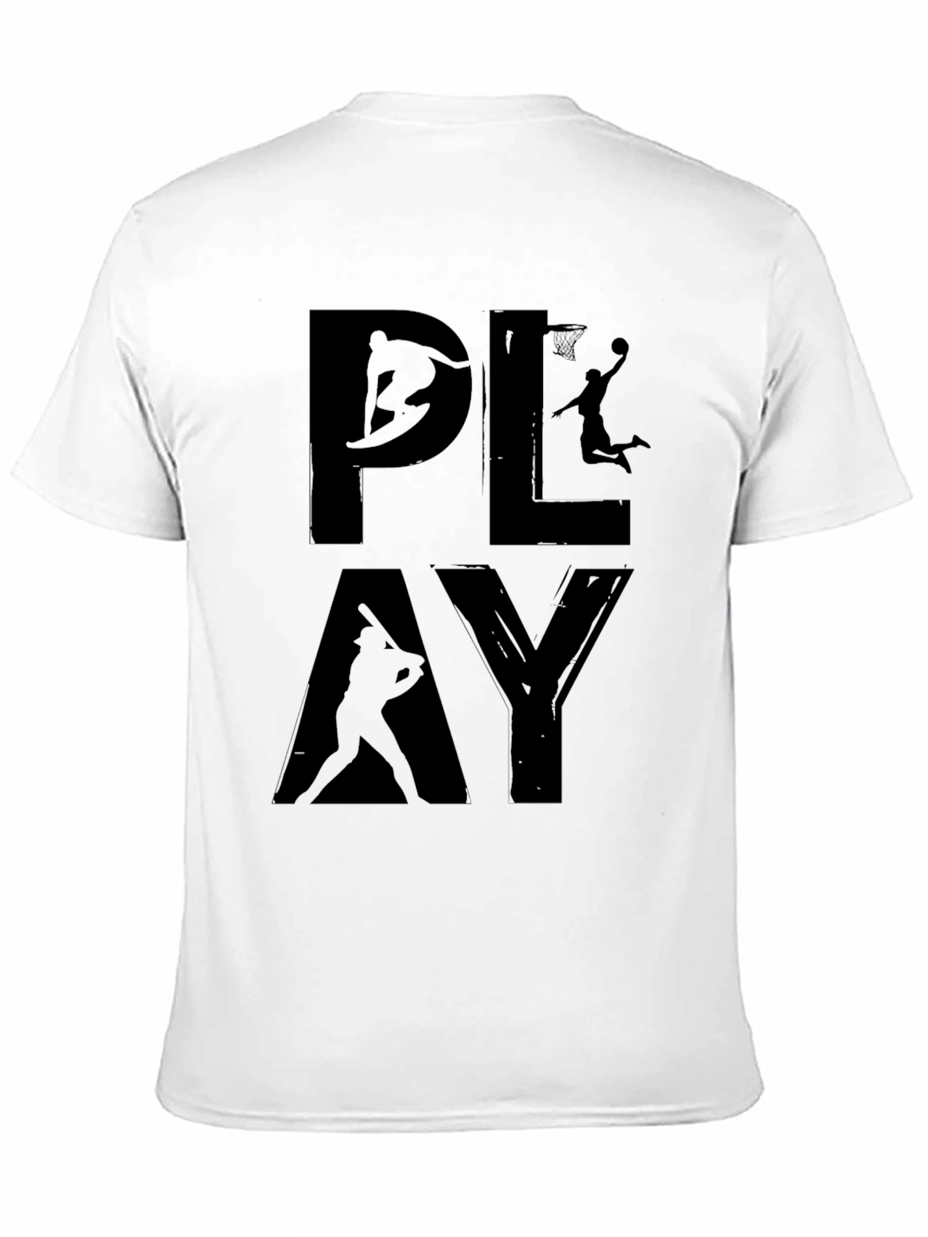 PLAY Sports Graphic Black T-Shirt