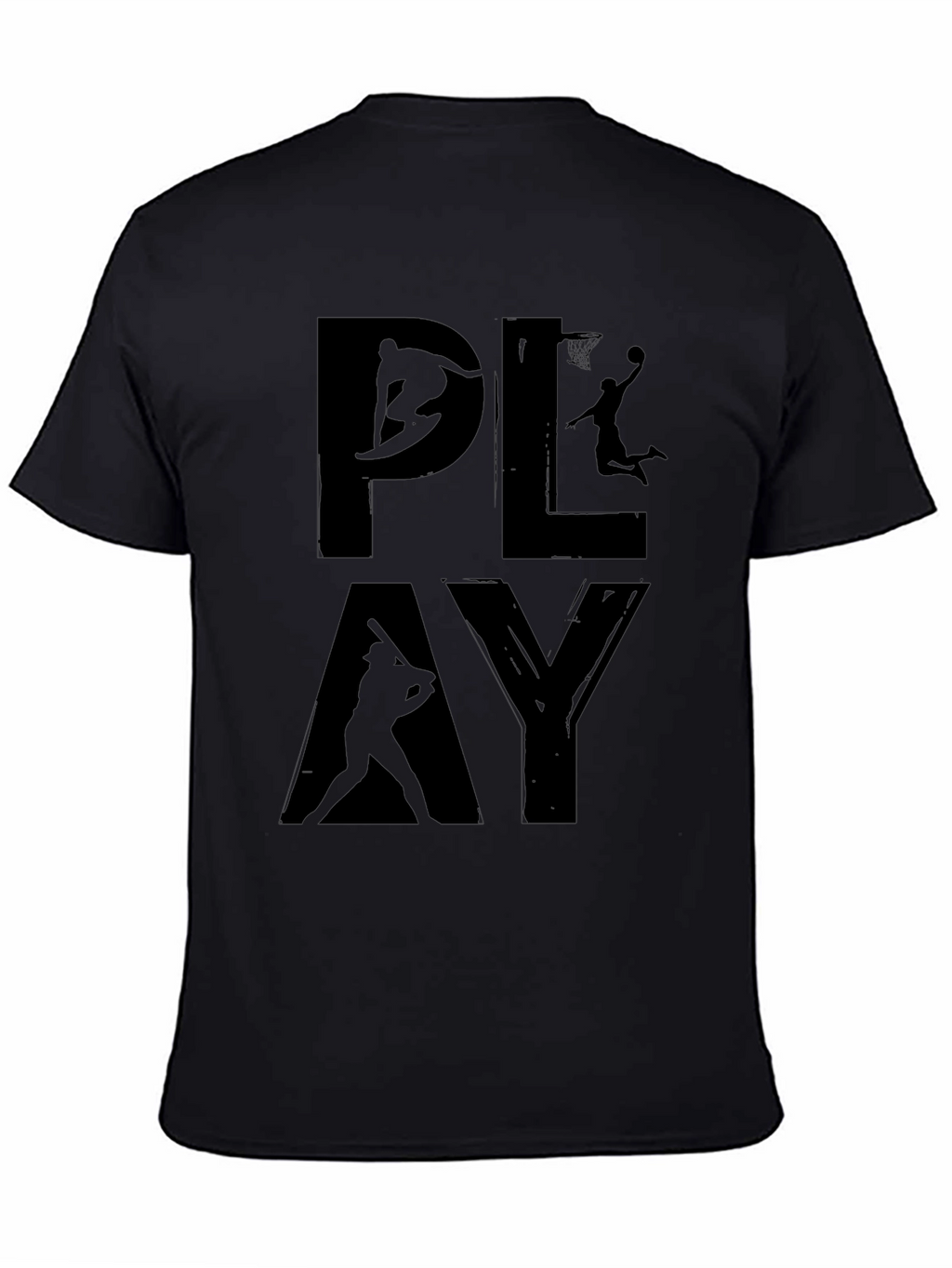 PLAY Sports Graphic Black T-Shirt