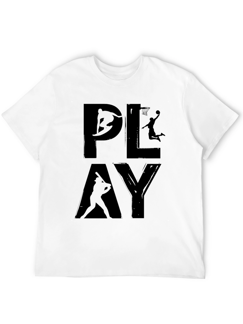 PLAY Sports Graphic Black T-Shirt