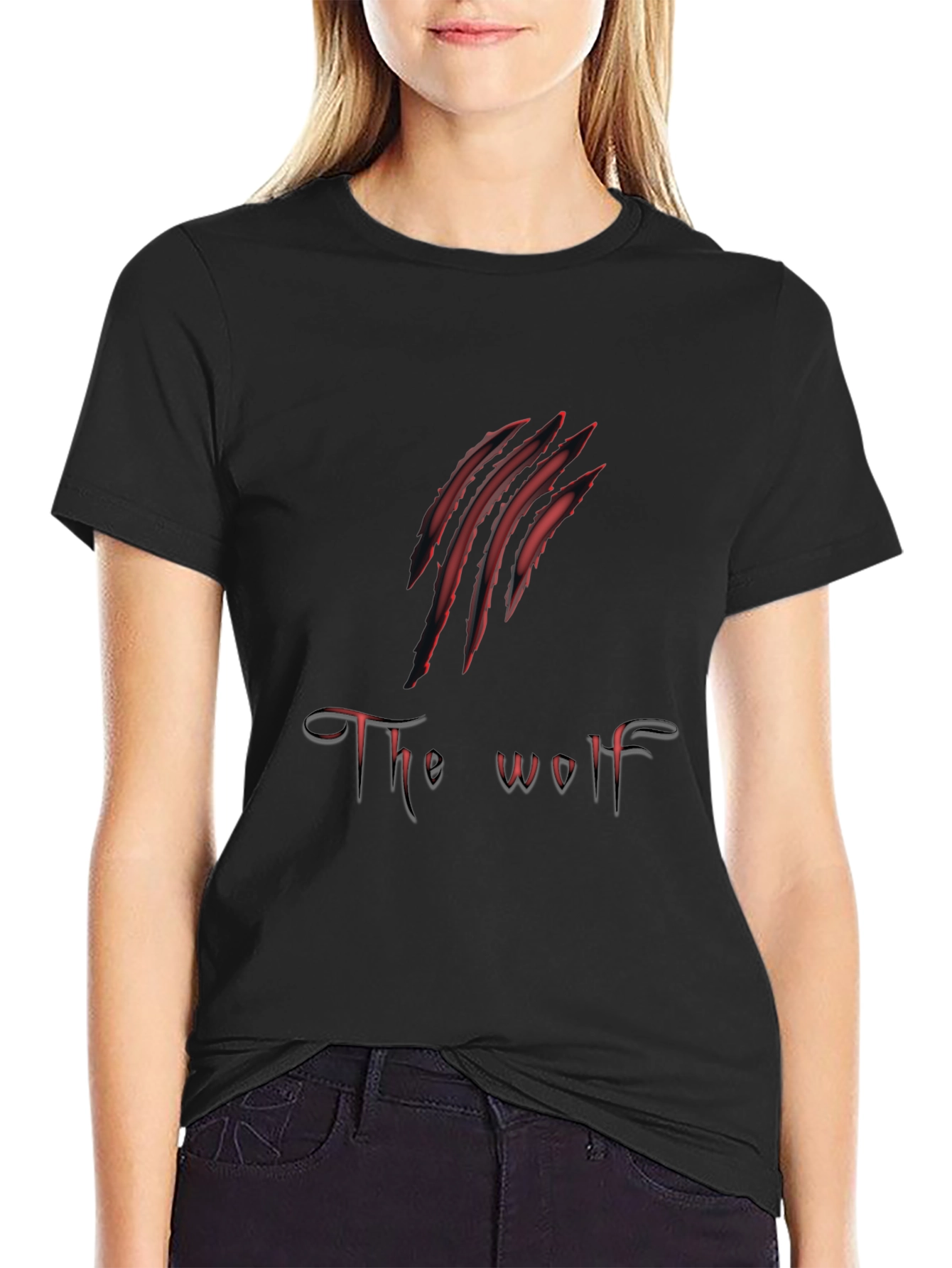 The Wolf Claw Graphic Print Mens T-Shirt