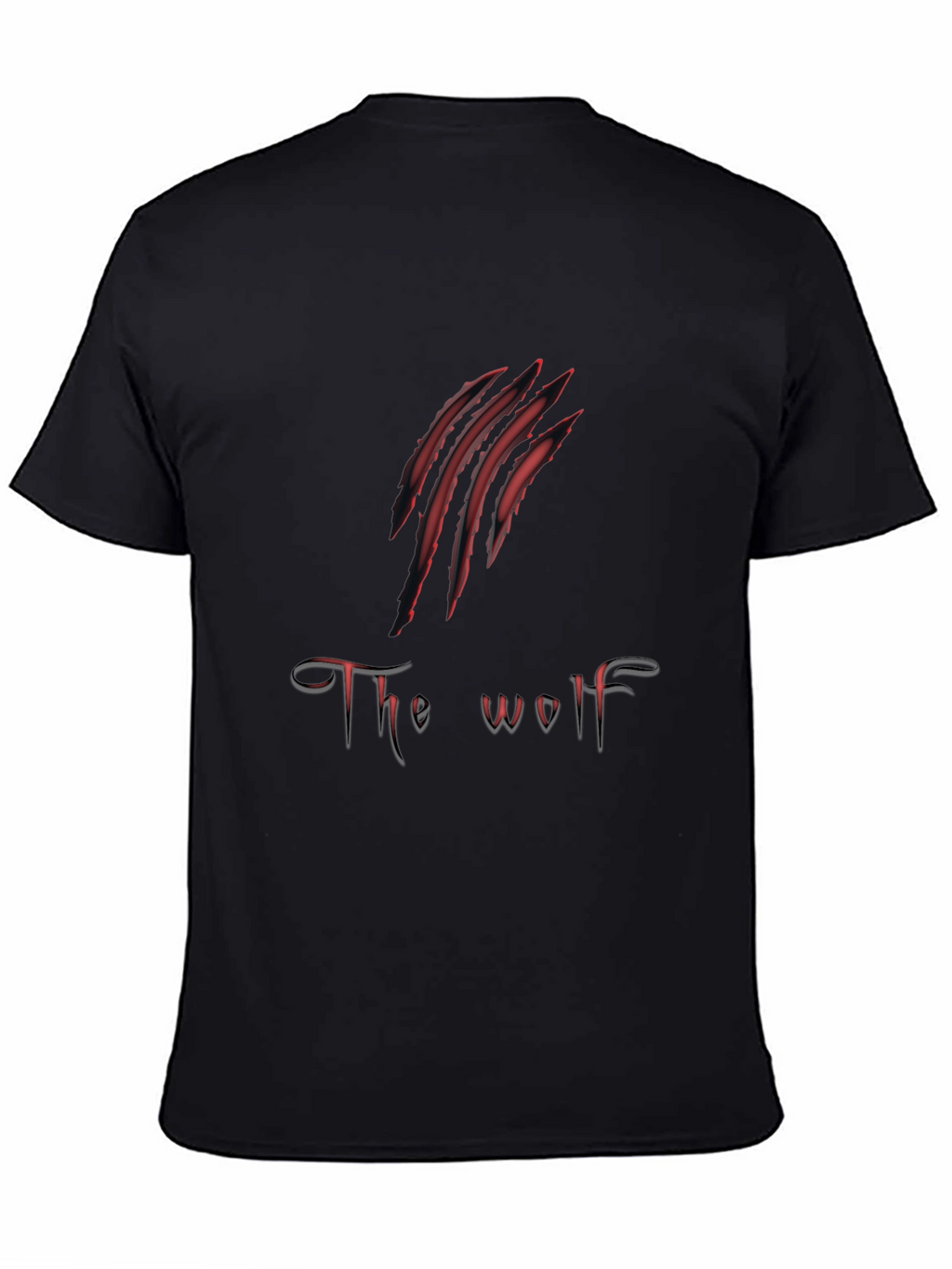 The Wolf Claw Graphic Print Mens T-Shirt
