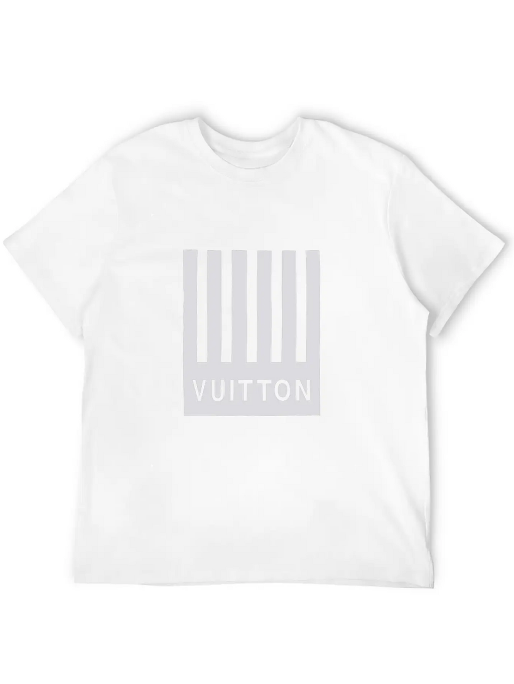 Vuitton1 Barcode & Earth T-Shirt Breathable Soft Cotton T-Shirt – Timeless Casual Look