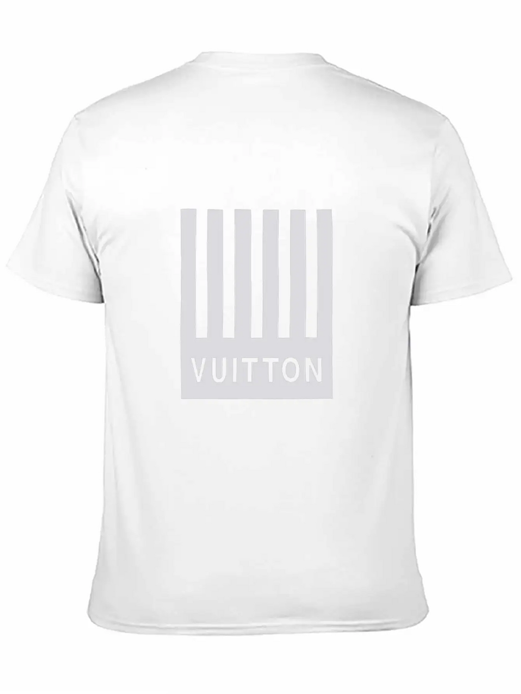 Vuitton1 Barcode & Earth T-Shirt Breathable Soft Cotton T-Shirt – Timeless Casual Look