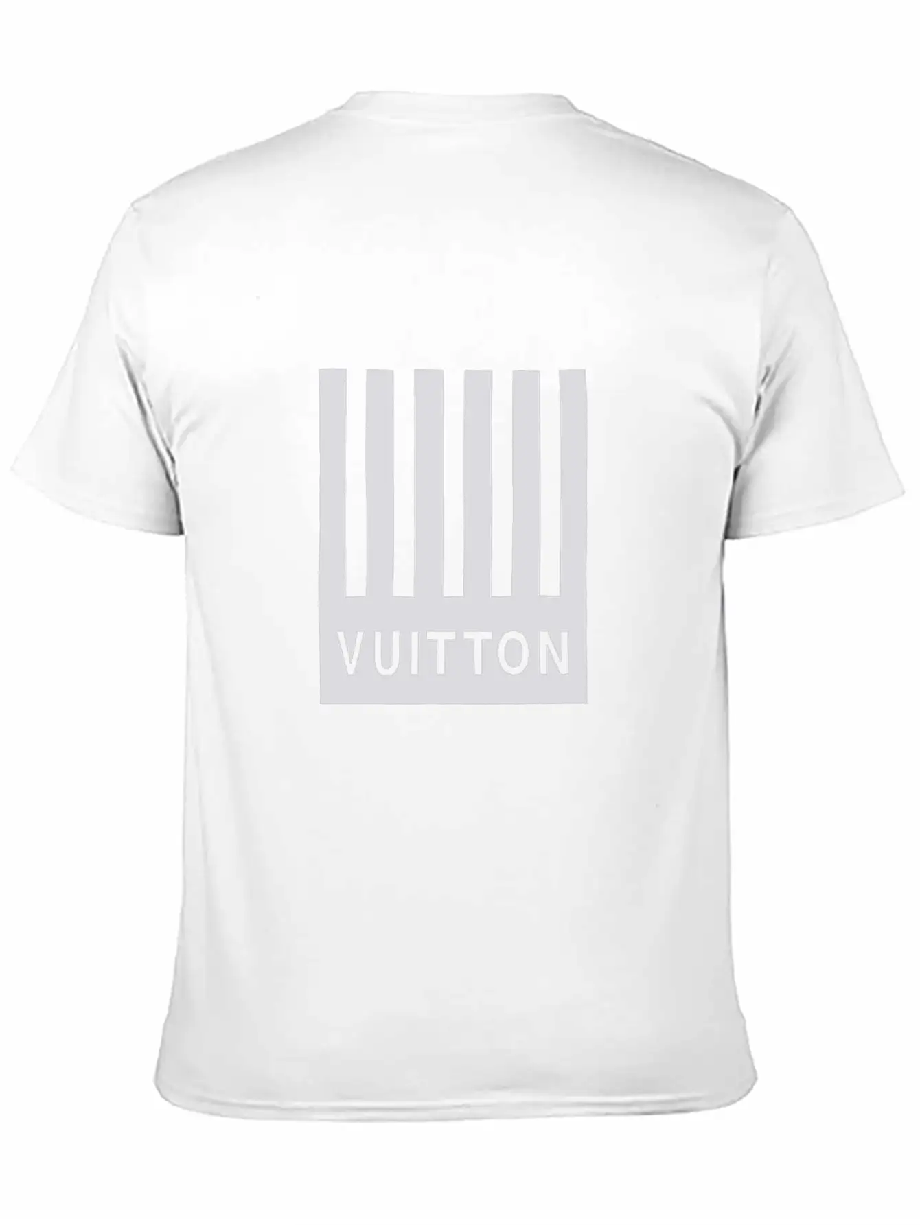 Vuitton1 Barcode & Earth T-Shirt Breathable Soft Cotton T-Shirt – Timeless Casual Look
