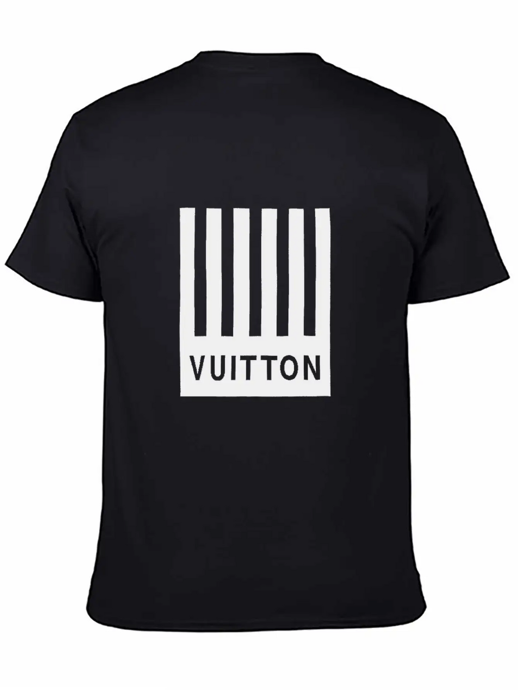 Vuitton1 Barcode & Earth T-Shirt Breathable Soft Cotton T-Shirt – Timeless Casual Look