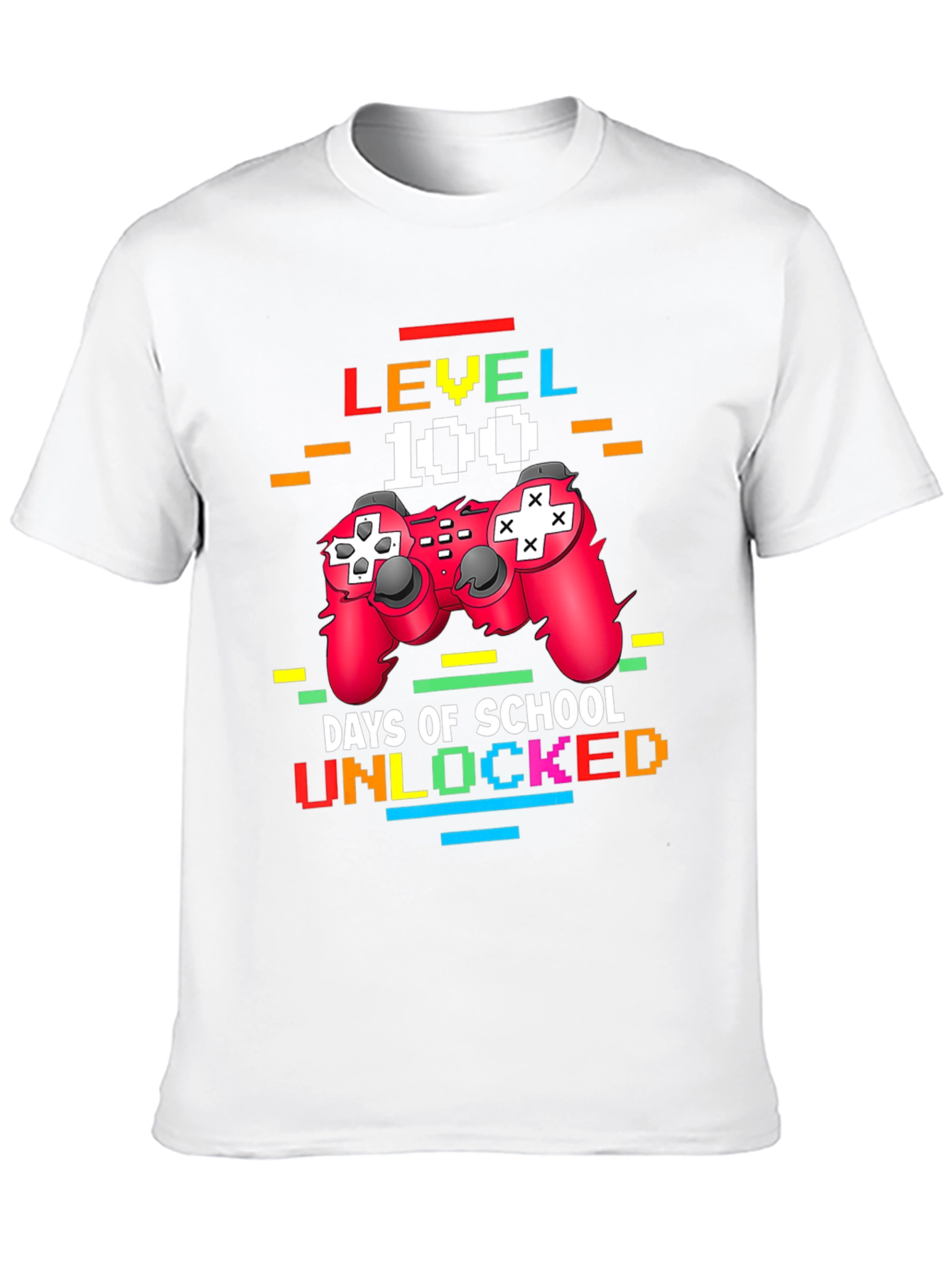 Level 100 Days of School Unlocked T-Shirt