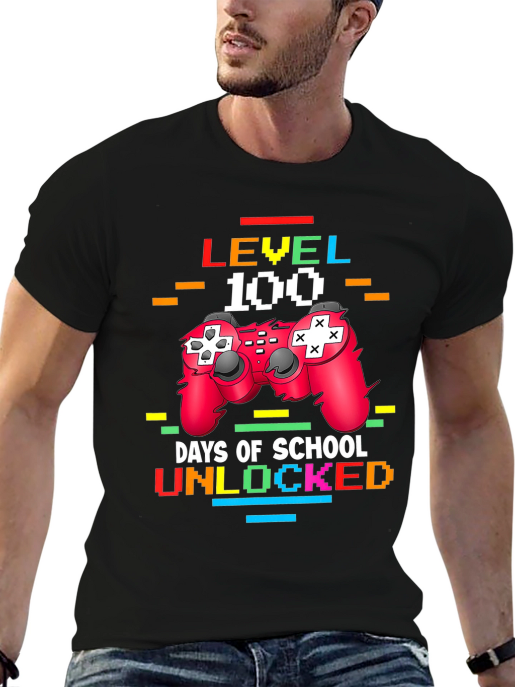 Level 100 Days of School Unlocked T-Shirt