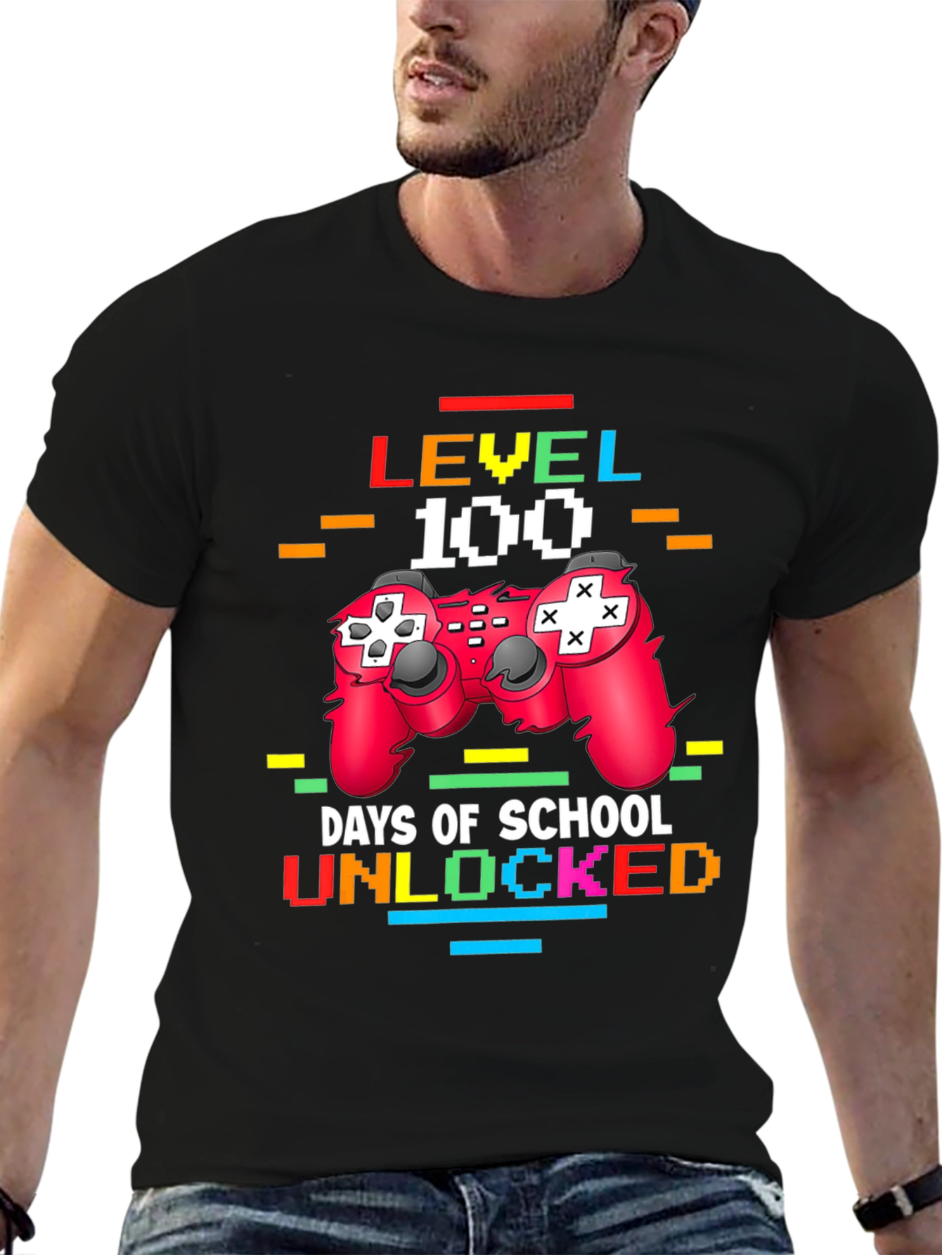 Level 100 Days of School Unlocked T-Shirt