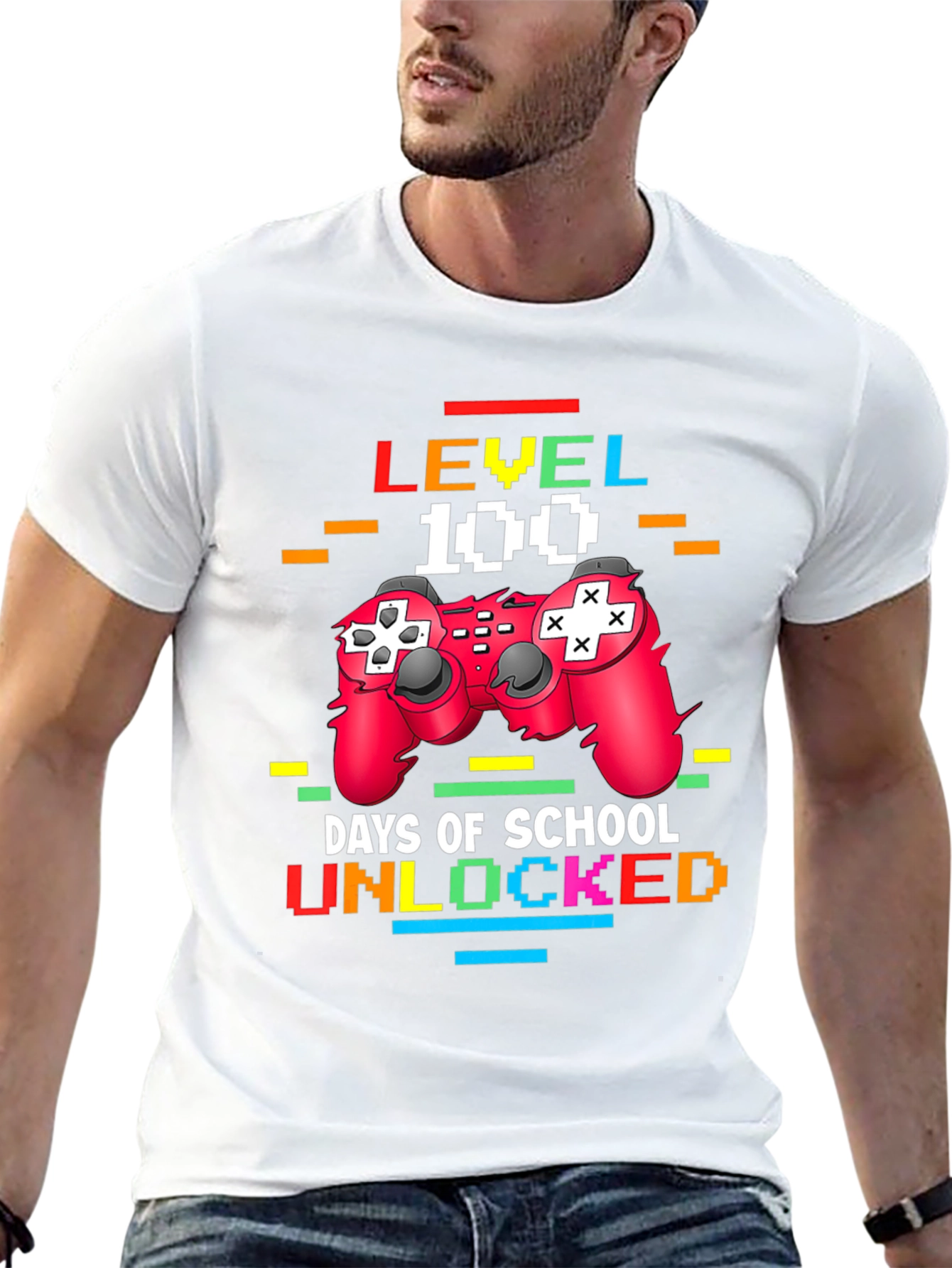 Level 100 Days of School Unlocked T-Shirt