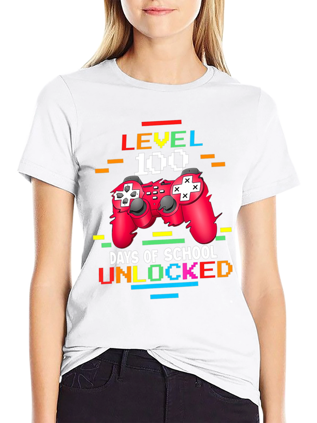Level 100 Days of School Unlocked T-Shirt
