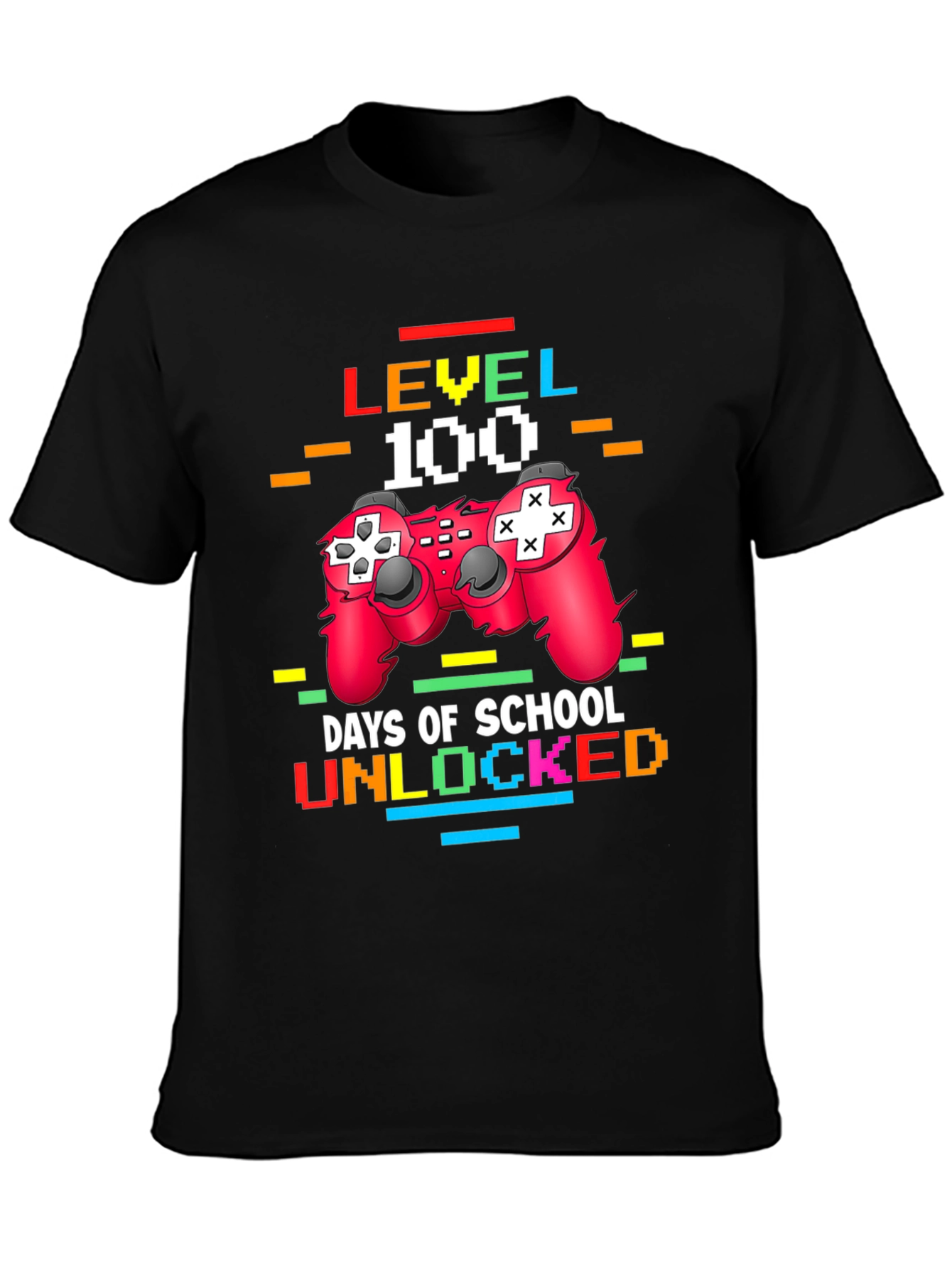 Level 100 Days of School Unlocked T-Shirt