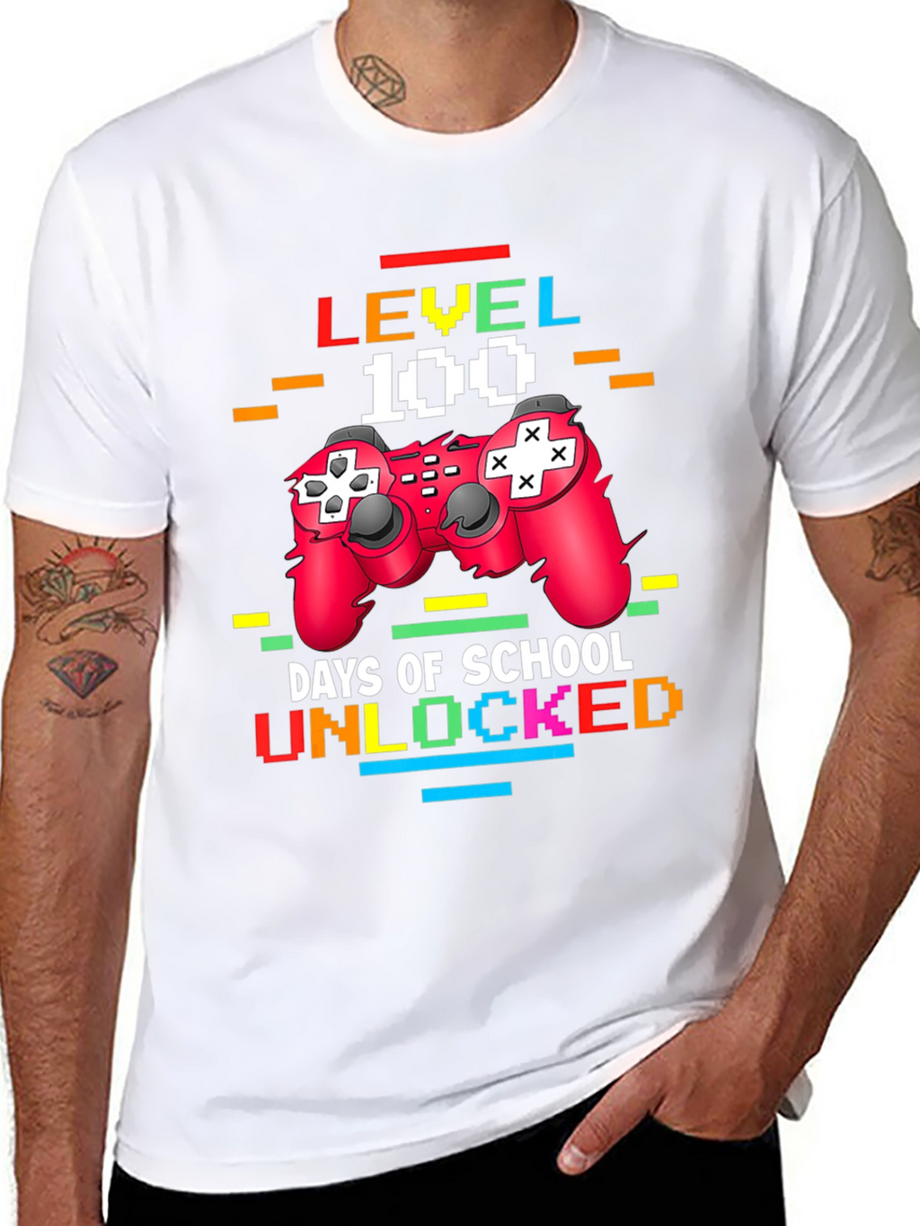 Level 100 Days of School Unlocked T-Shirt