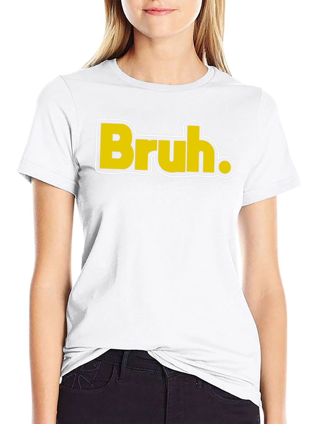 Bruh. T-Shirt - Casual Black Tee