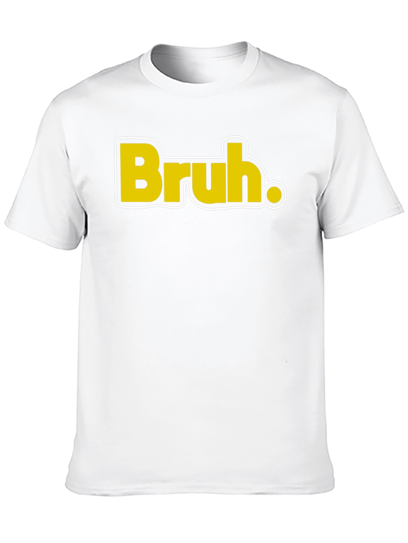 Bruh. T-Shirt - Casual Black Tee
