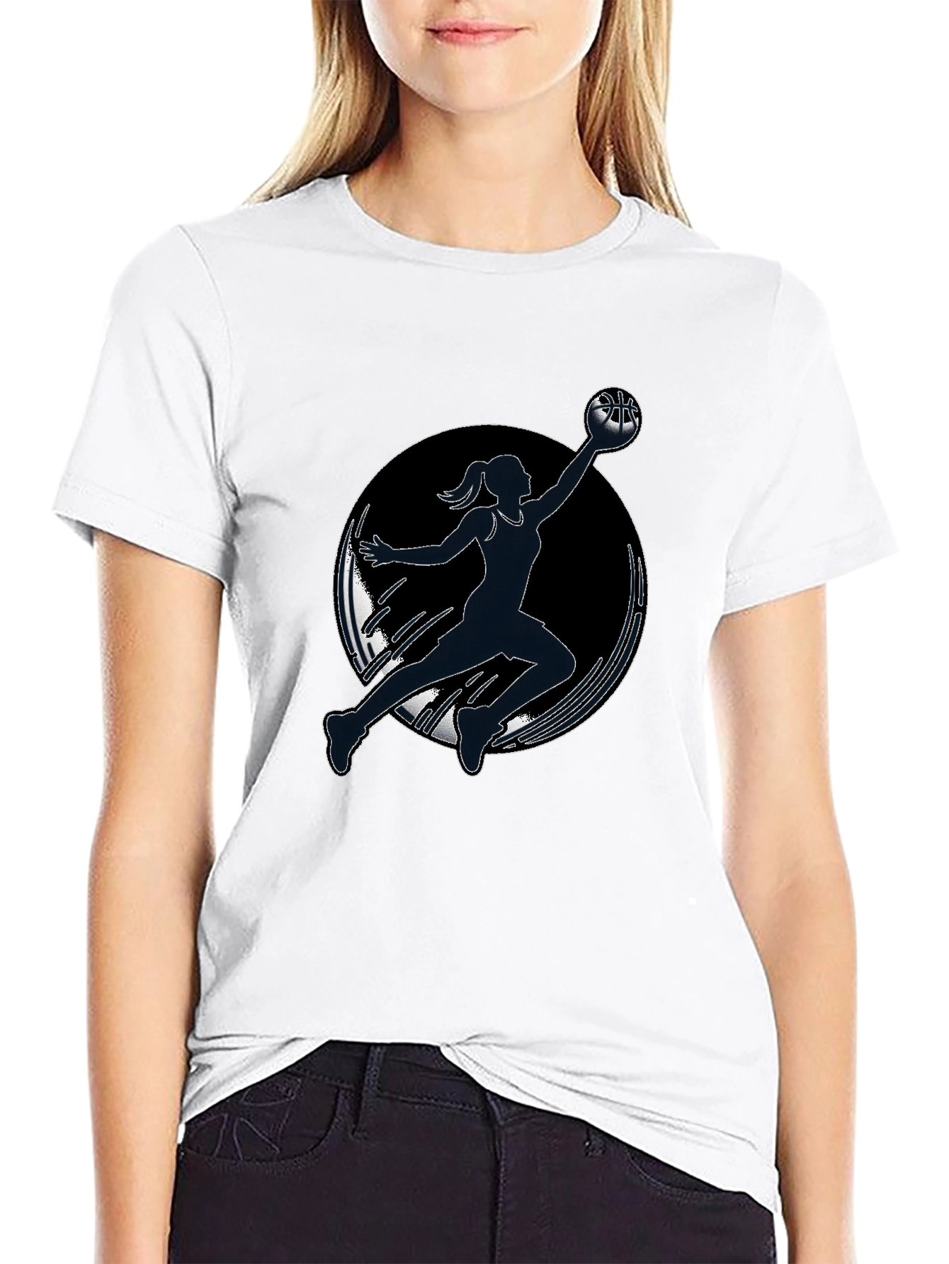 Basketball Player Graphic Tee - Stylish and Comfortable