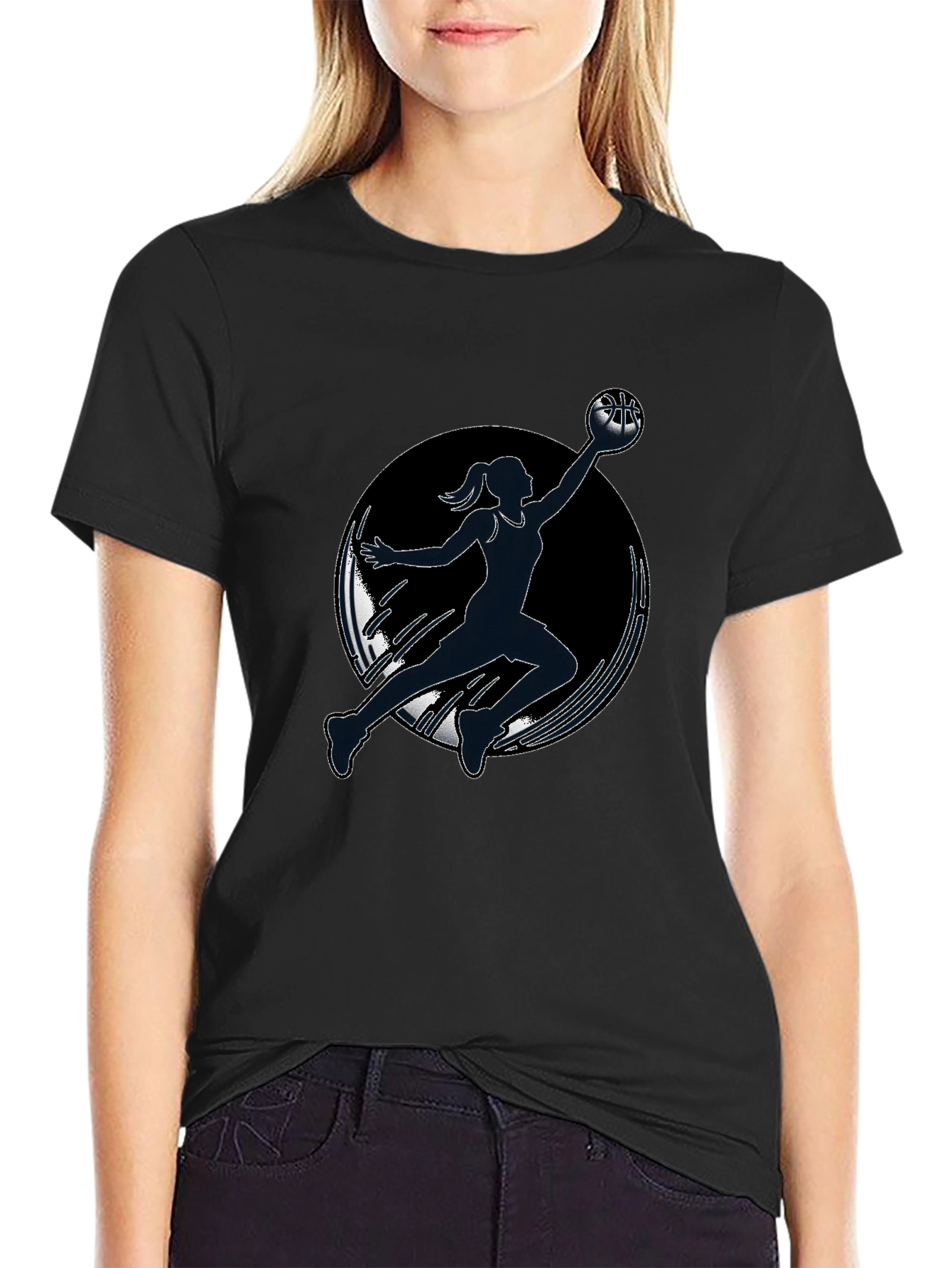 Basketball Player Graphic Tee - Stylish and Comfortable