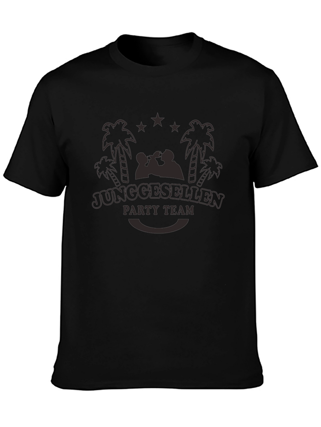 Junggesellen Party Team Black T-Shirt