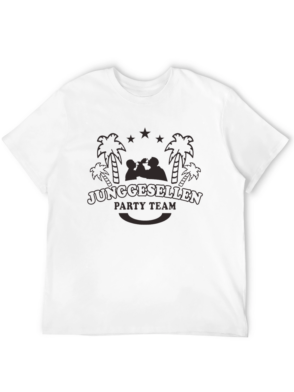 Junggesellen Party Team Black T-Shirt