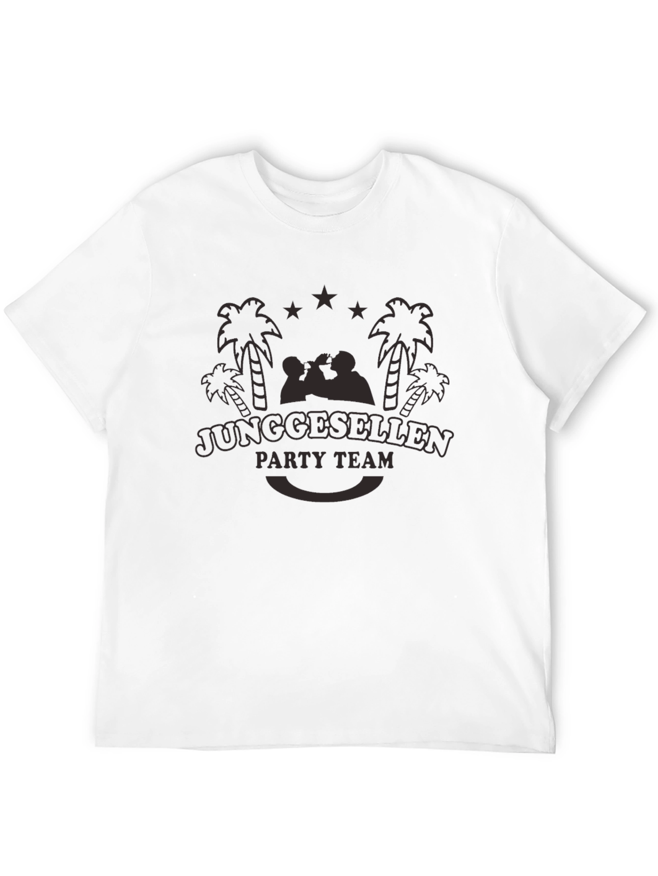 Junggesellen Party Team Black T-Shirt