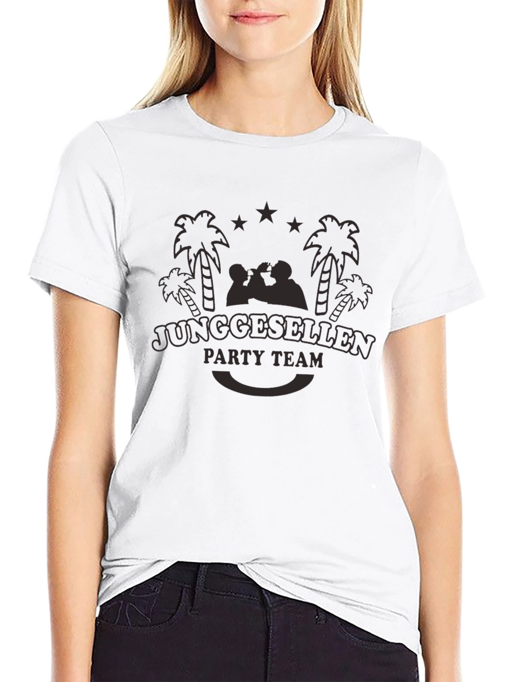 Junggesellen Party Team Black T-Shirt