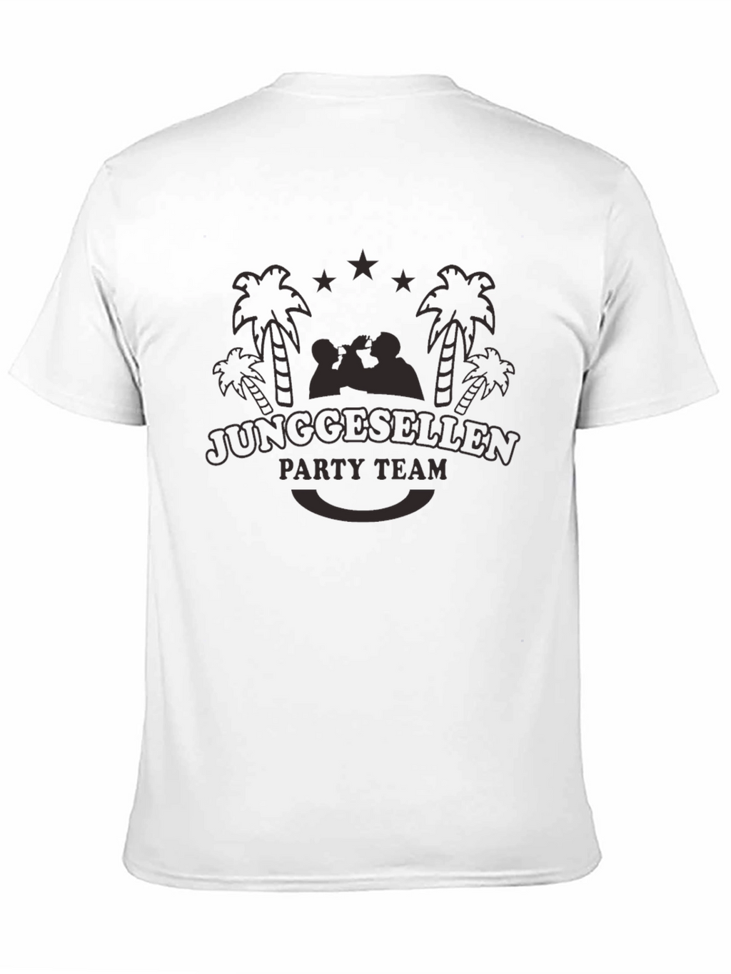 Junggesellen Party Team Black T-Shirt