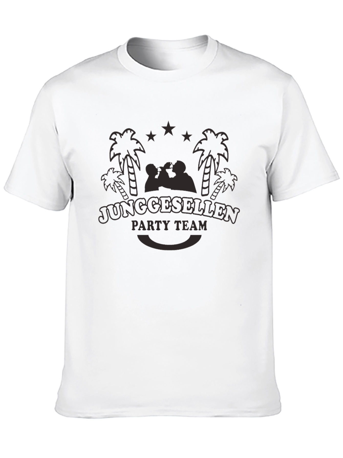 Junggesellen Party Team Black T-Shirt