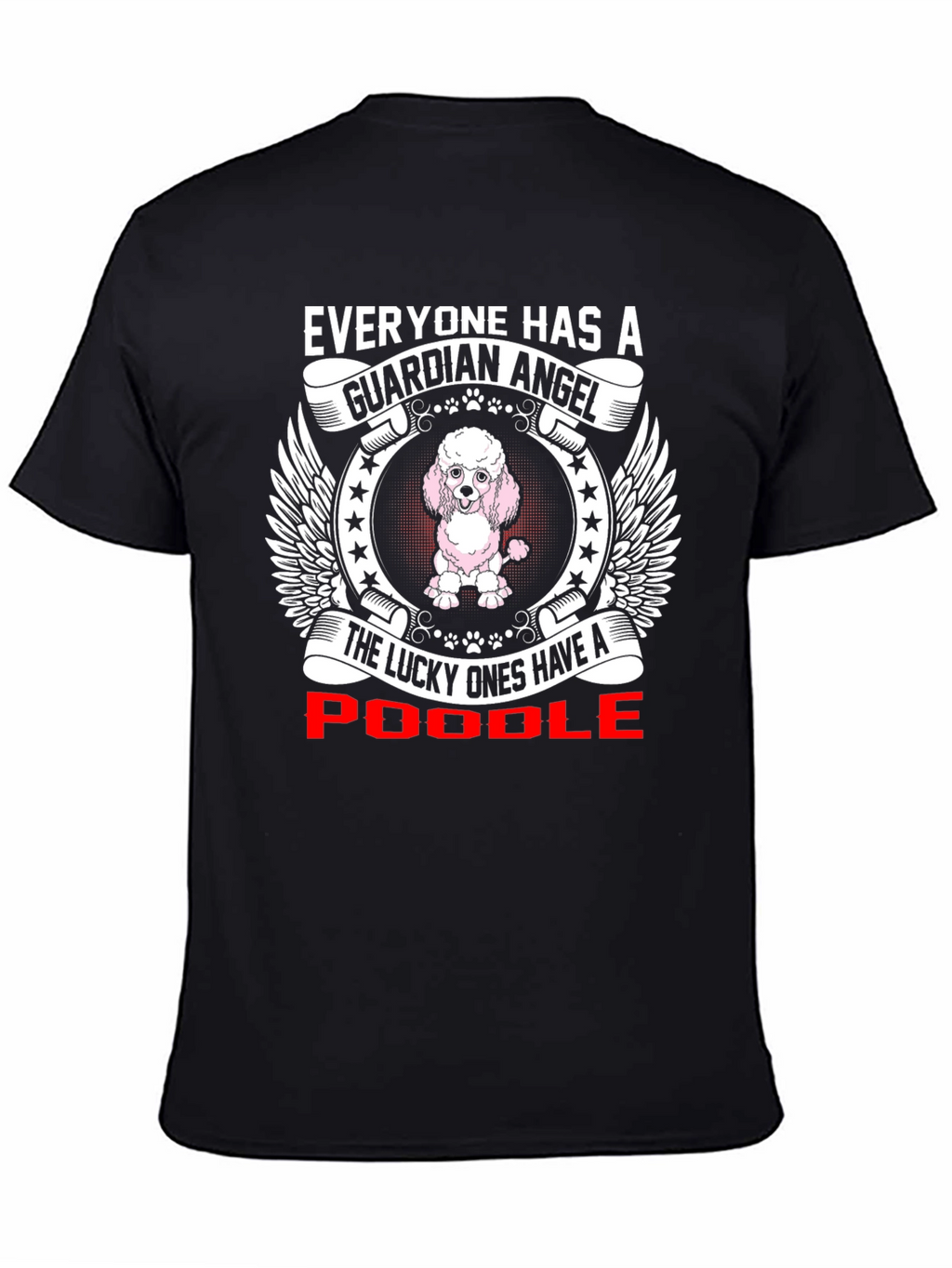 Poodle Guardian Angel Graphic T-Shirt