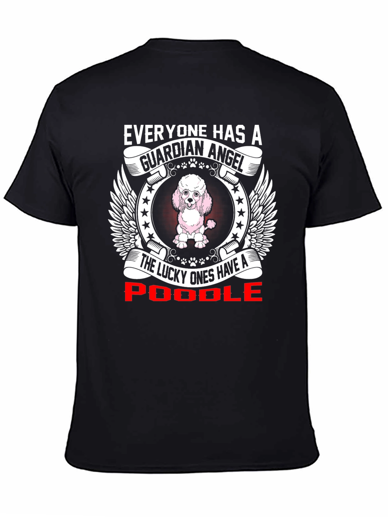 Poodle Guardian Angel Graphic T-Shirt